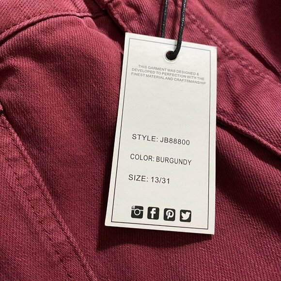 Judy Blue Belfast Jeans Size 13/31 High Rise Front Seam Straight NWT PT-2164 - Picture 8 of 14